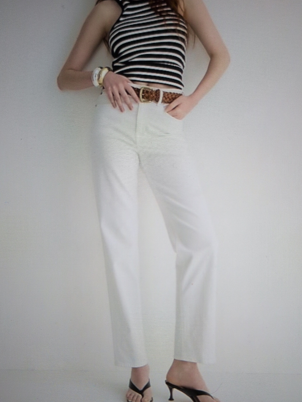 J. Crew NWT 90's Classic Straight White Jeans
